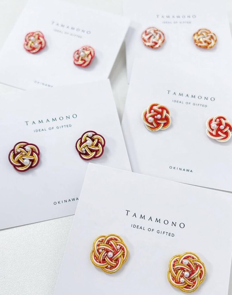 TAMAMONO 水引うめピアス