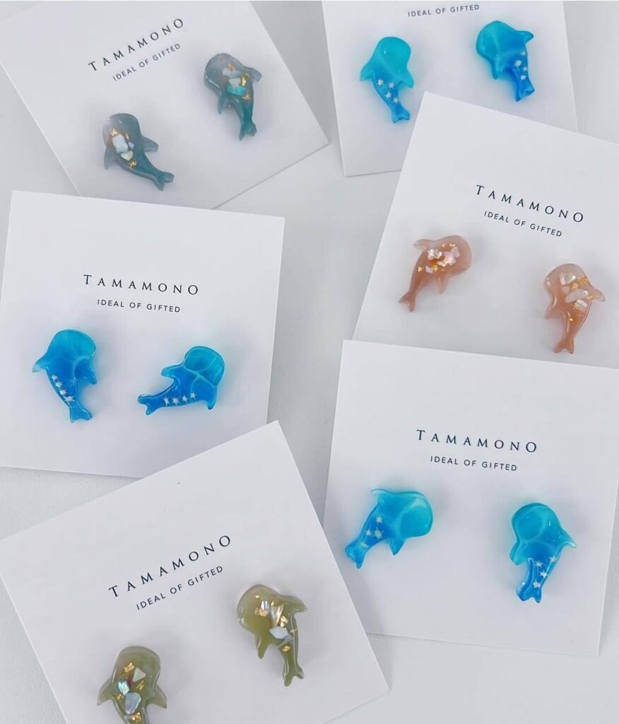 TAMAMONO ジンベイザメピアス